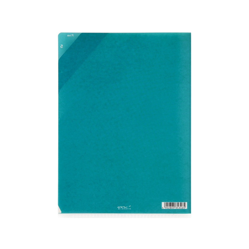 Midori A5 Folder | Blue Striped