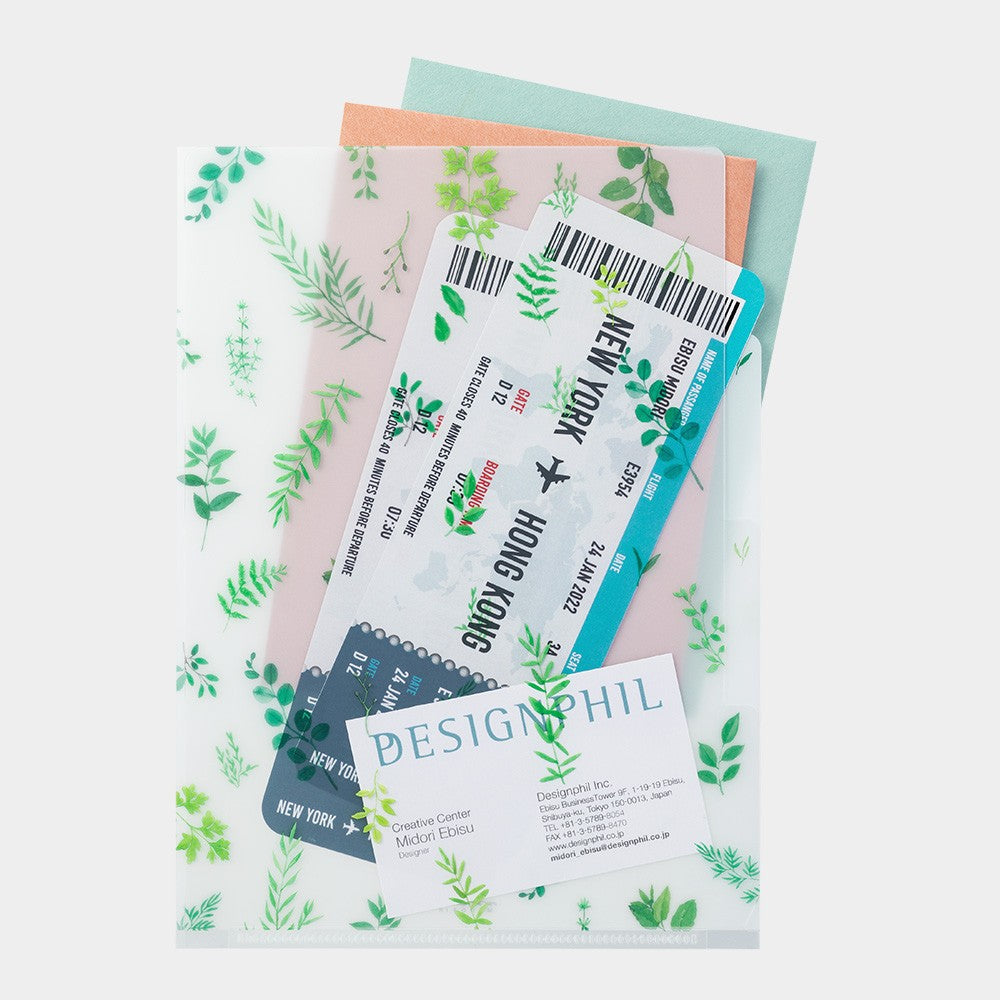 Midori A5 Folder | Leaves