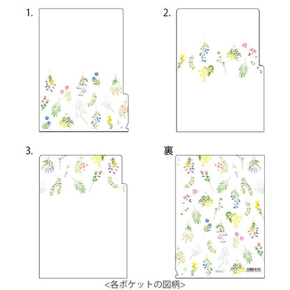 Midori A5 Folder | Dried flowers