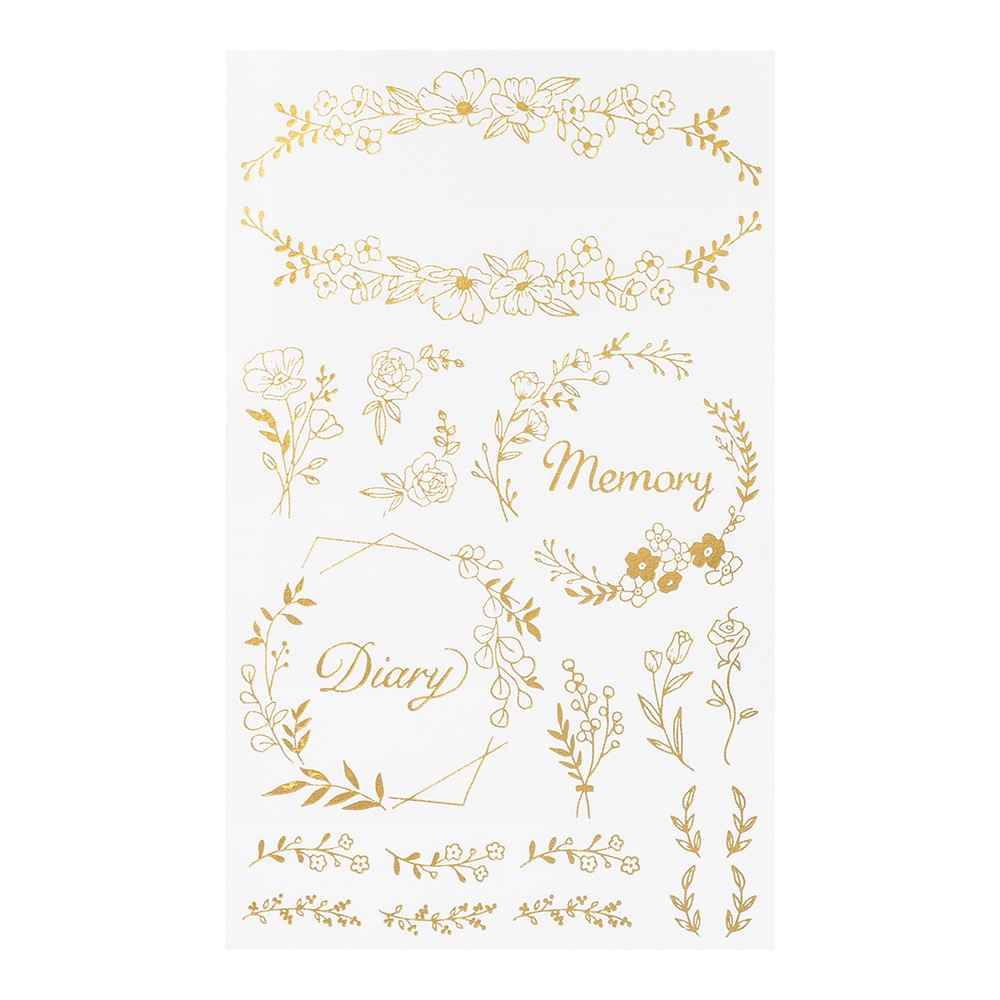 Midori Transfer Stickers Flowers