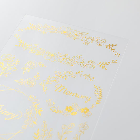 Midori Transfer Stickers Flowers