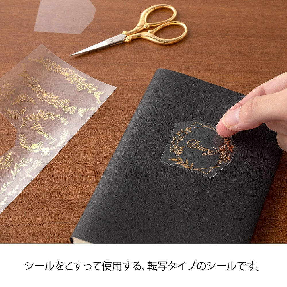 Midori Transfer Stickers Flowers