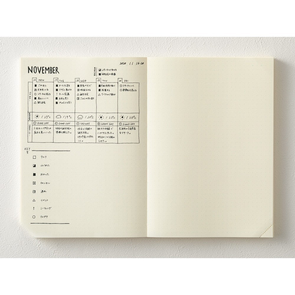 Notatnik MD Journal Codex 1Day 1Page (Kropki) A5 | A