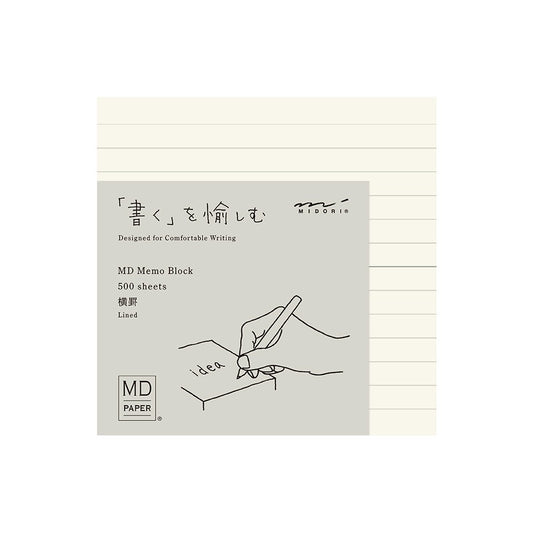 Bloczek MD Block Memo Pad (Linie)