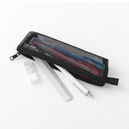 Midori Mesh Pen Case Black