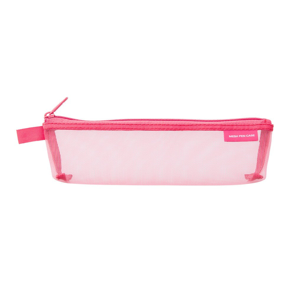 Piórnik Midori Mesh Pen Case Różowy