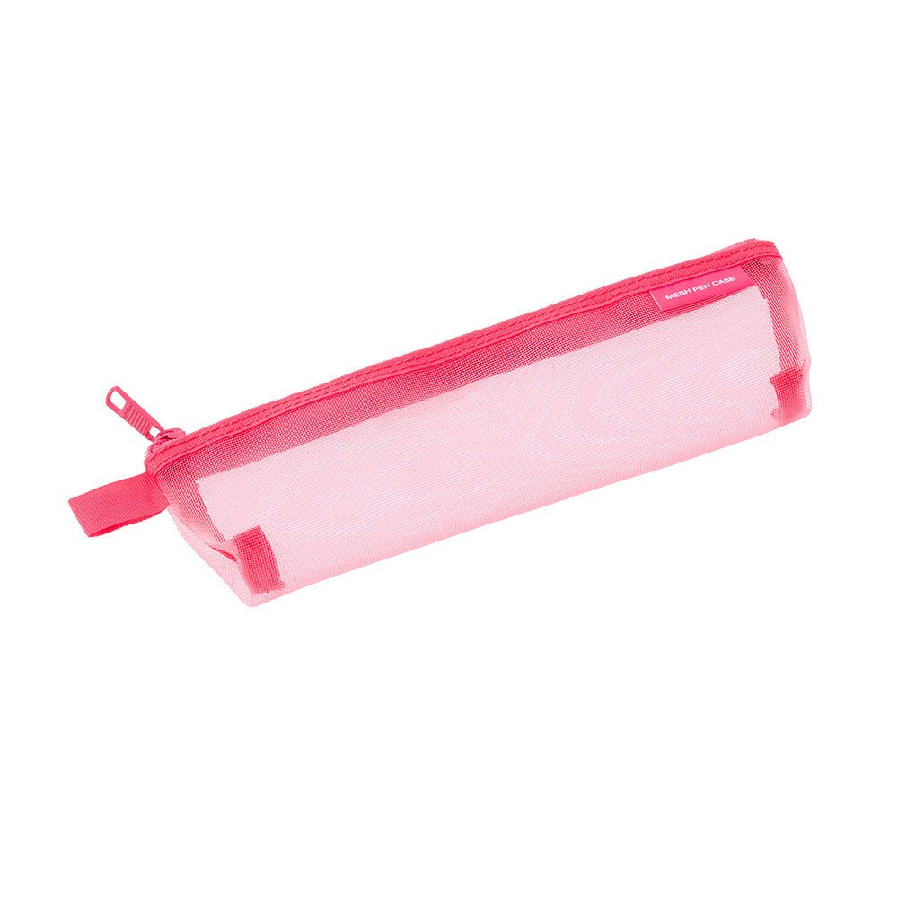 Piórnik Midori Mesh Pen Case Różowy