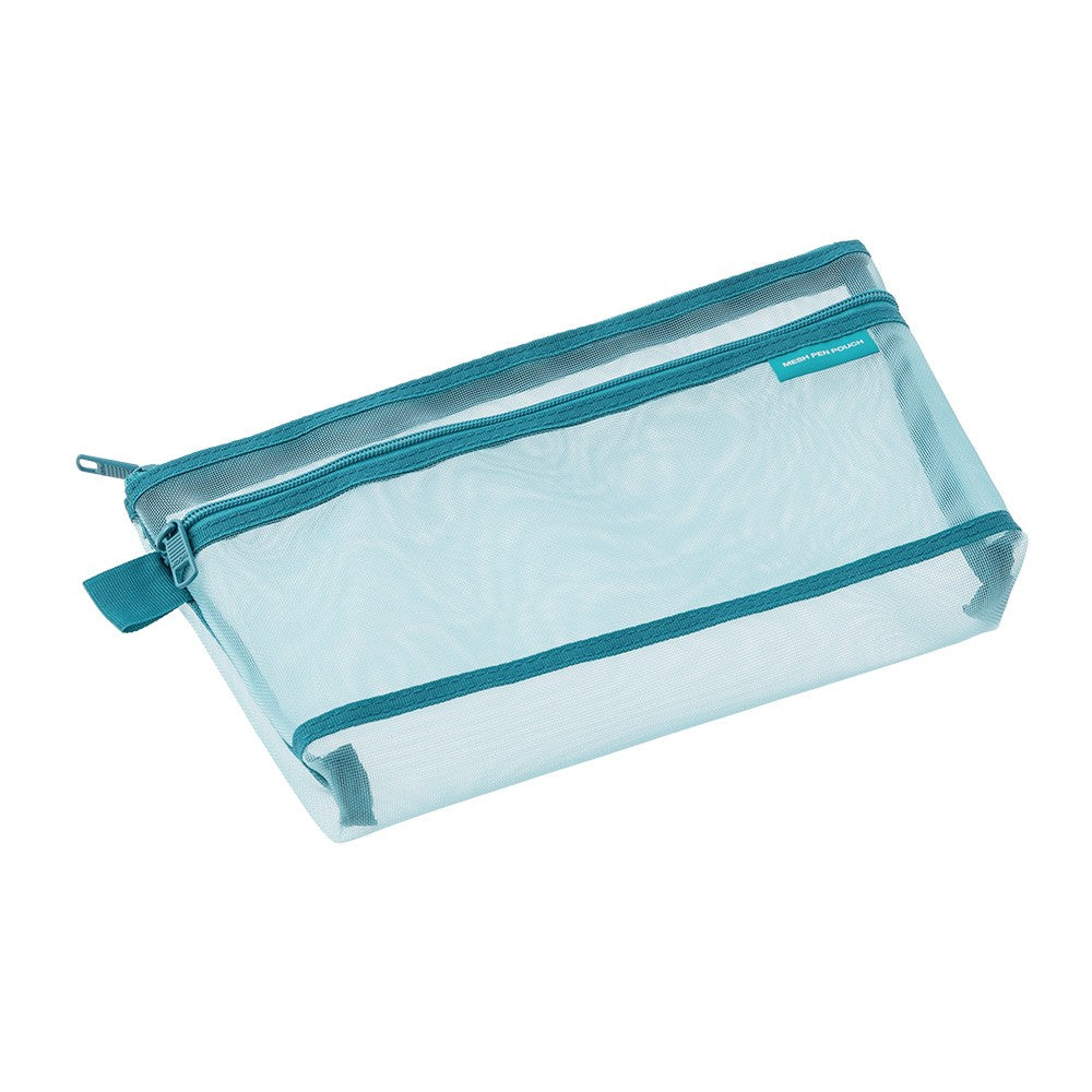Piórnik Midori Mesh Pen Pouch Niebieski