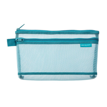 Piórnik Midori Mesh Pen Pouch Niebieski