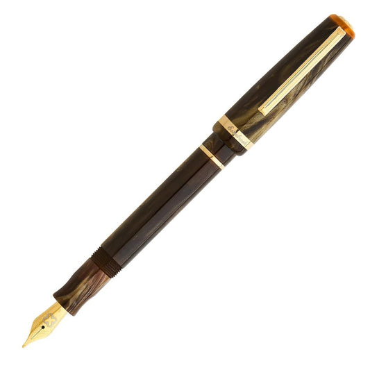 Esterbrook JR Pocket Fountain Pen Pumpkin Latte Gold Trim