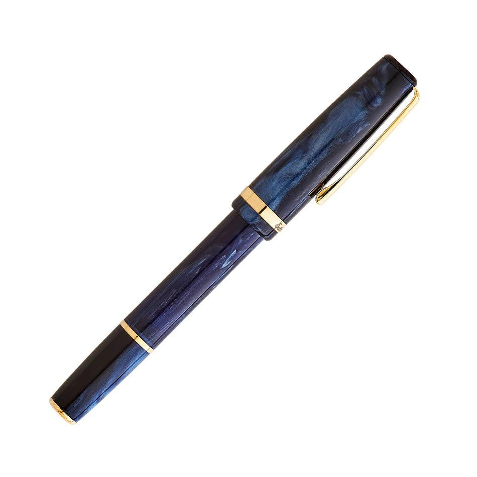 Esterbrook JR Pocket Fountain Pen Capri Blue Gold Trim