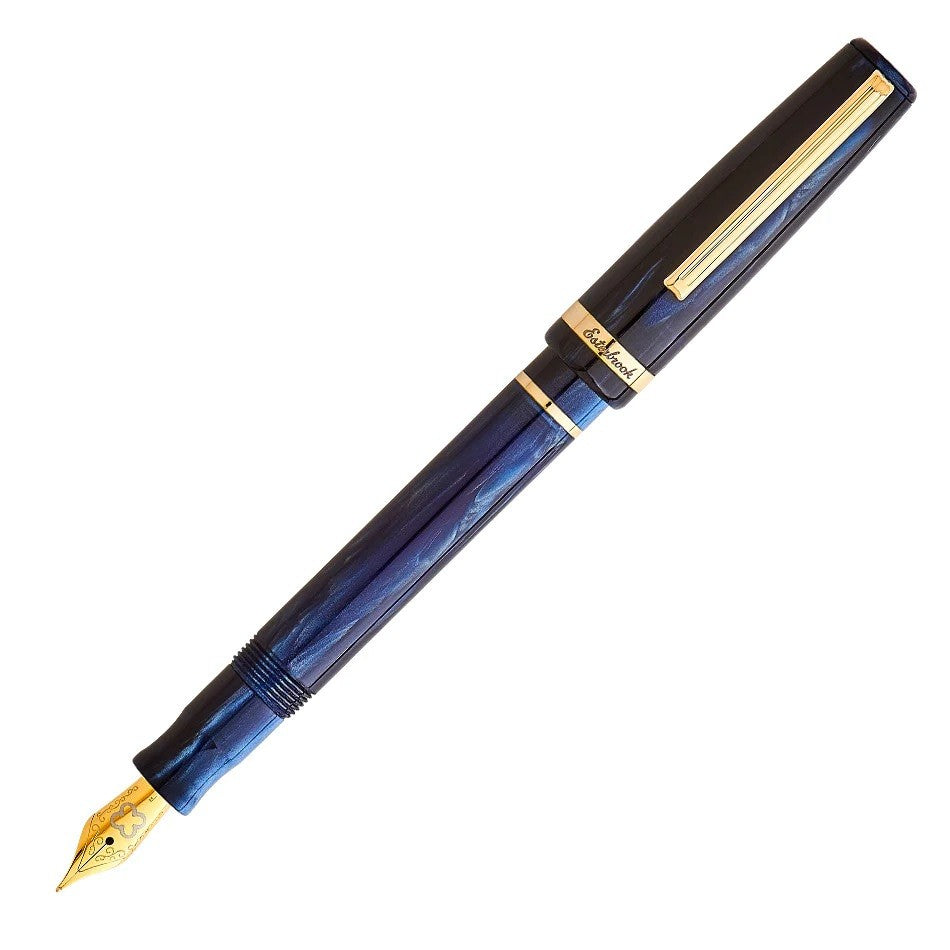 Esterbrook JR Pocket Fountain Pen Capri Blue Gold Trim
