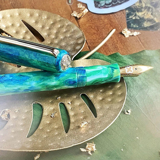 Esterbrook JR Pocket Beleza Gold Trim Fountain Pen | Limited Edition