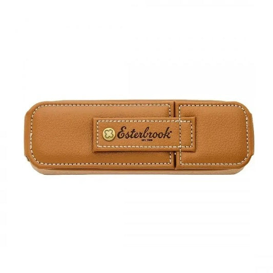 Esterbrook Nook British Tan Double Pen Pouch