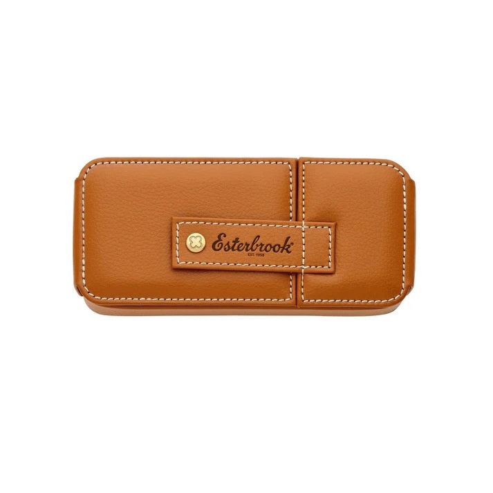 Esterbrook Nook British Tan Triple Pen Sleeve