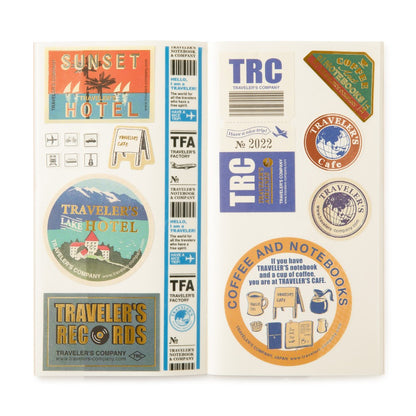 Wkład do Traveler's Notebook 031: Sticker Release Paper