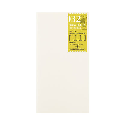 Wkład do Traveler's Notebook 032: Papier składany