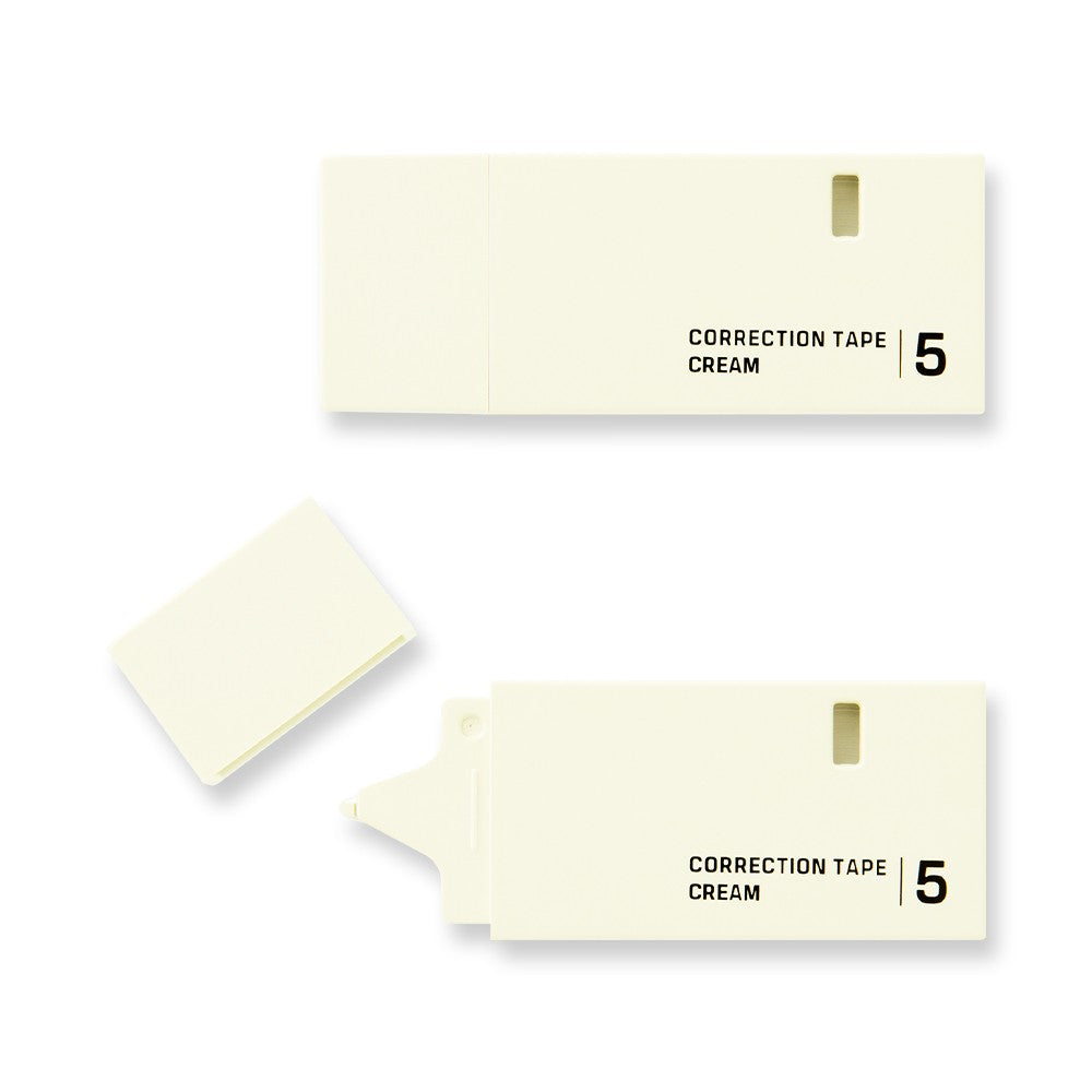 Korektor Midori Correction Tape 5 mm | Kremowy