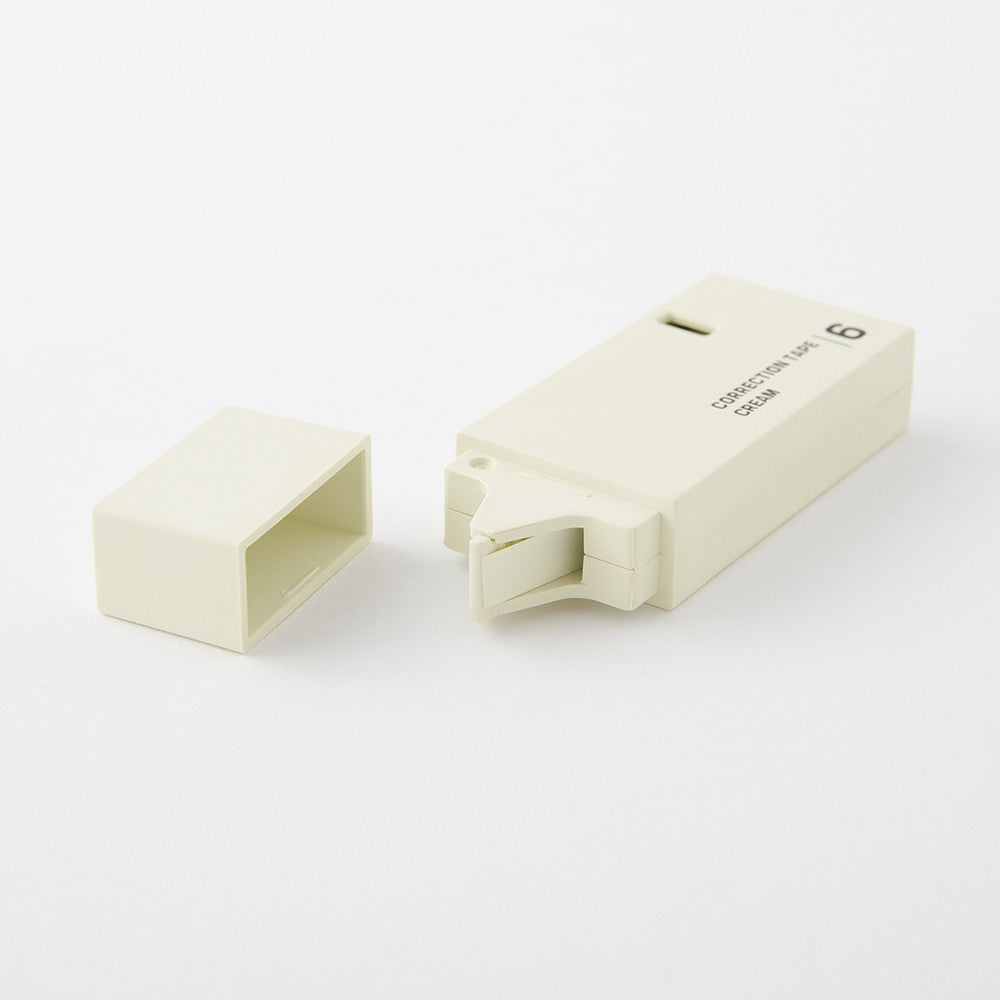 Korektor Midori Correction Tape 6 mm | Kremowy
