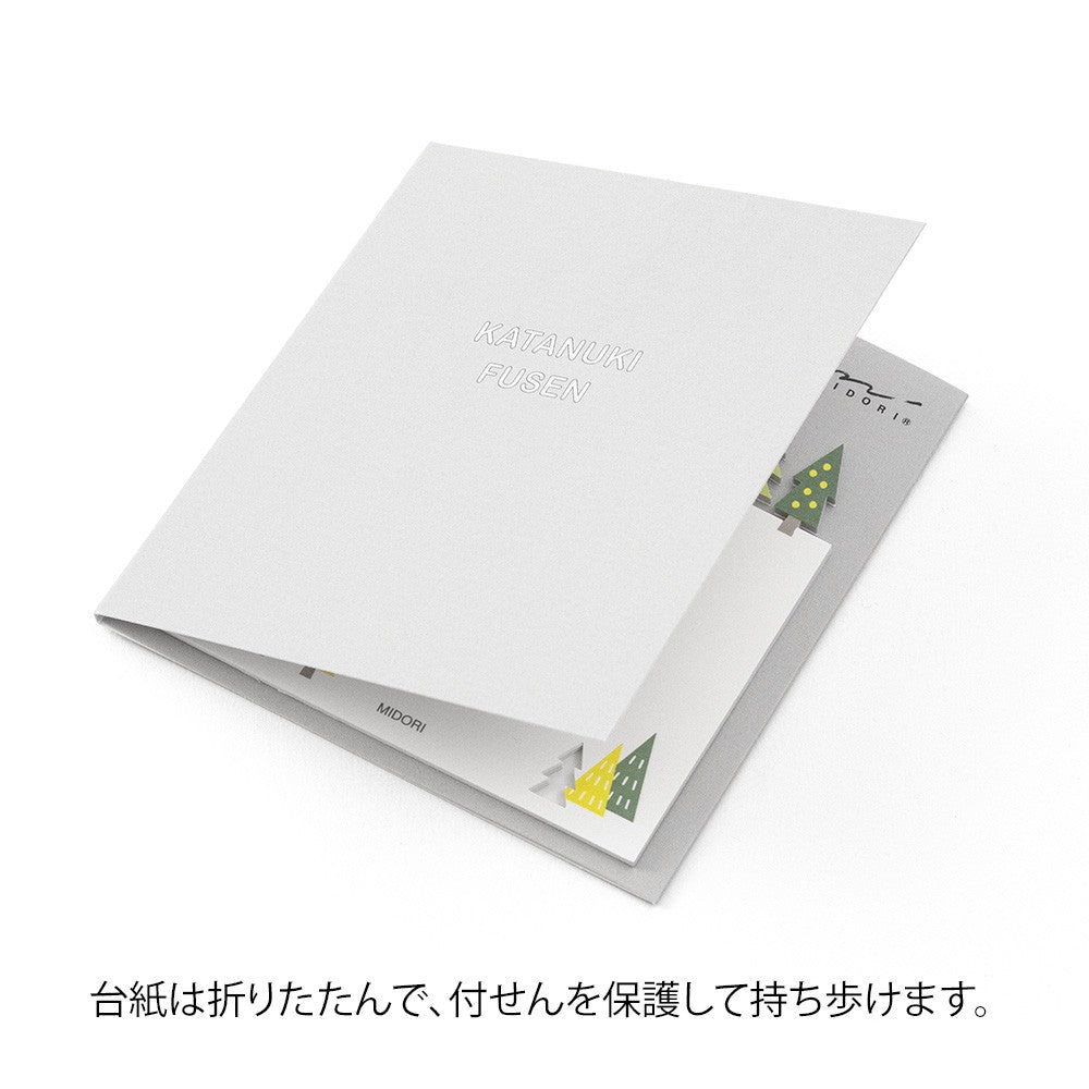 Midori Katanuki Fusen Sticky Notes Forest