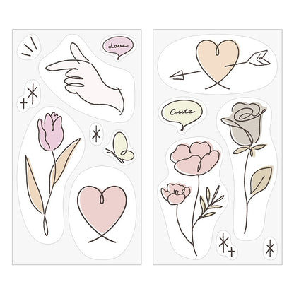 Midori Clip Sticker Drawings
