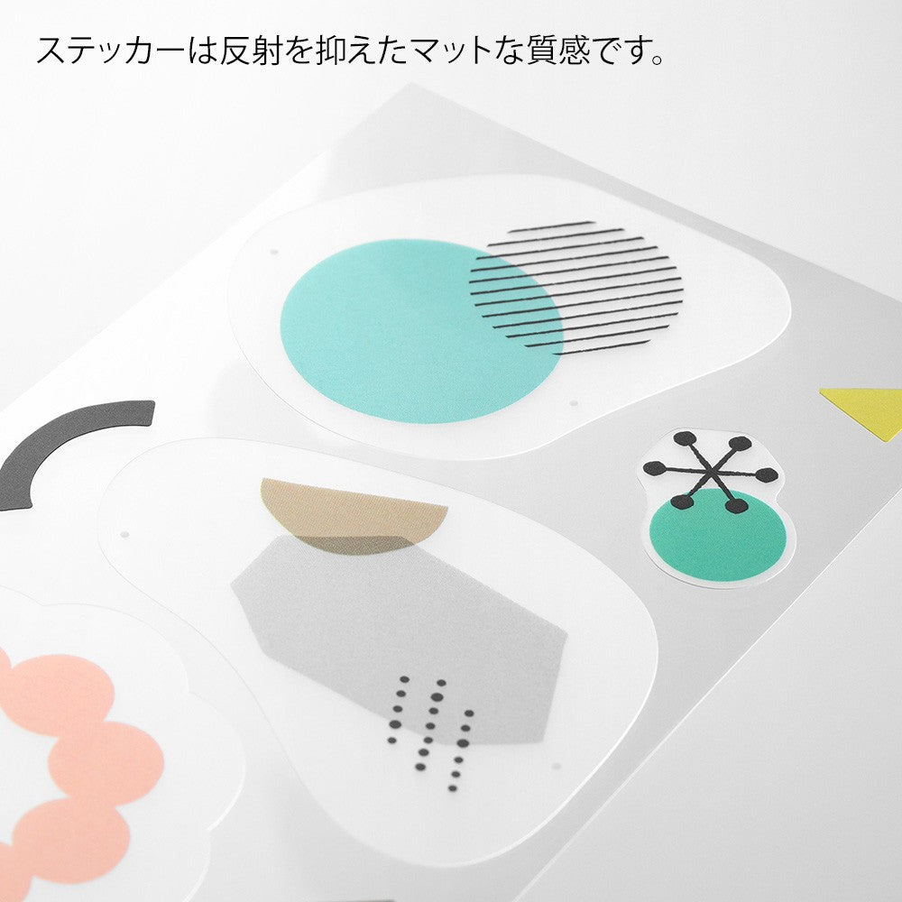 Midori Clip Sticker Geometric Patterns
