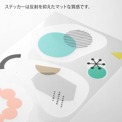 Midori Clip Sticker Geometric Patterns