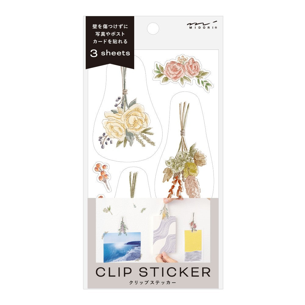 Clip Sticker Midori Dried Flowers