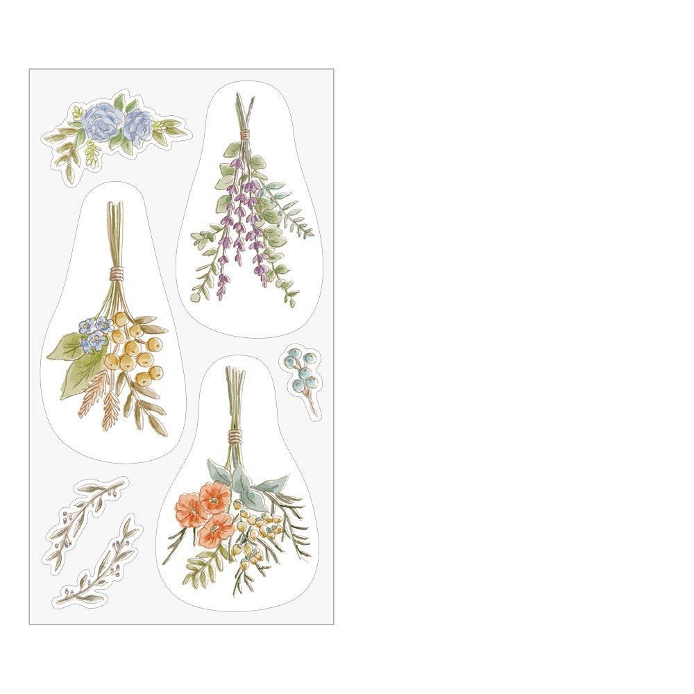 Clip Sticker Midori Dried Flowers