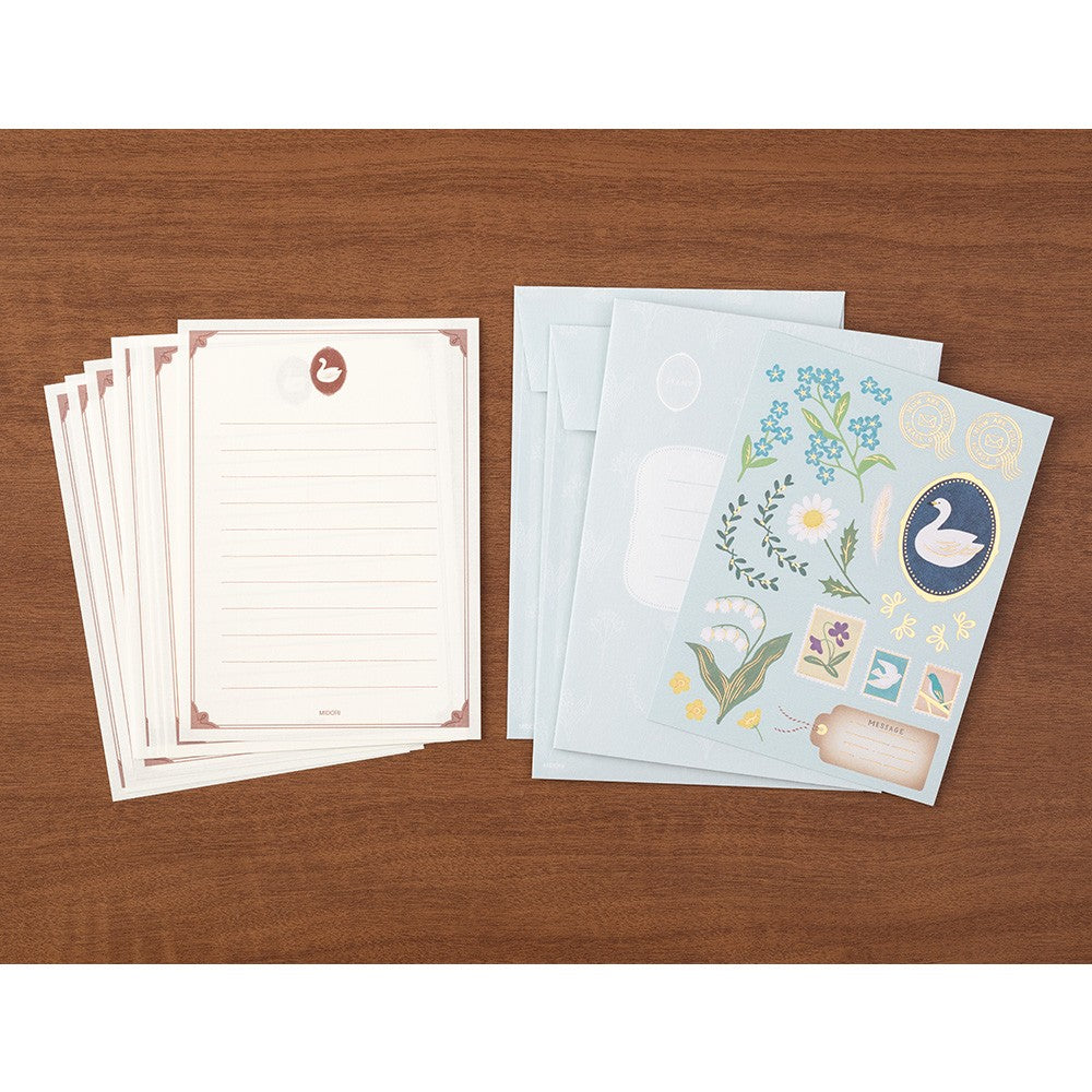 Midori 921 Collage Bird Stationery