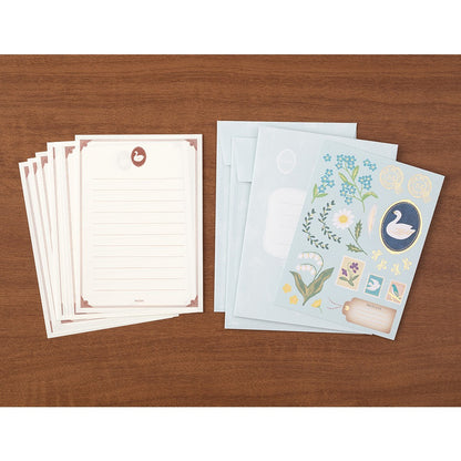 Midori 921 Collage Bird Stationery