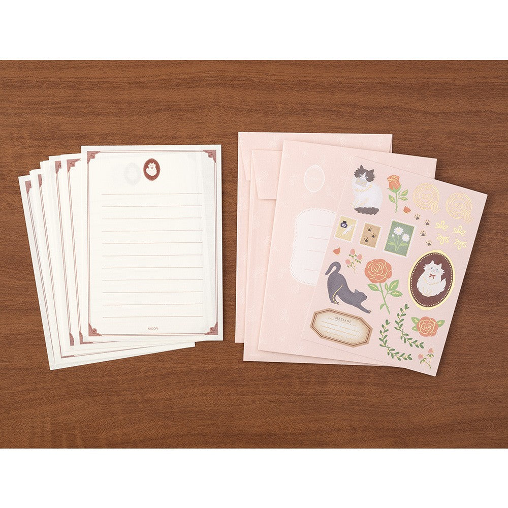 Midori 922 Collage Cat Stationery