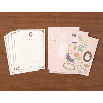 Midori 922 Collage Cat Stationery