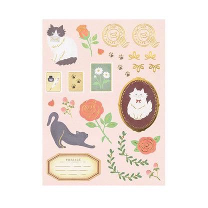 Midori 922 Collage Cat Stationery