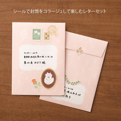 Midori 922 Collage Cat Stationery