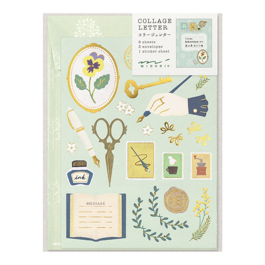 Midori 923 Collage Stationery