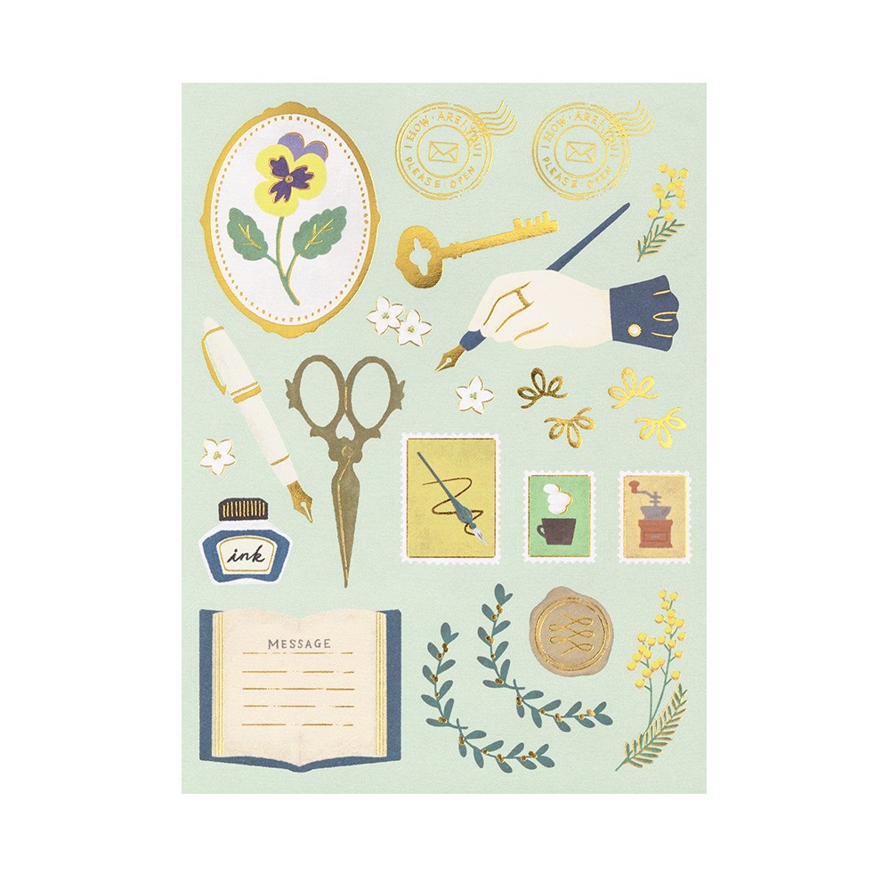 Papeteria Midori 923 Collage Stationery
