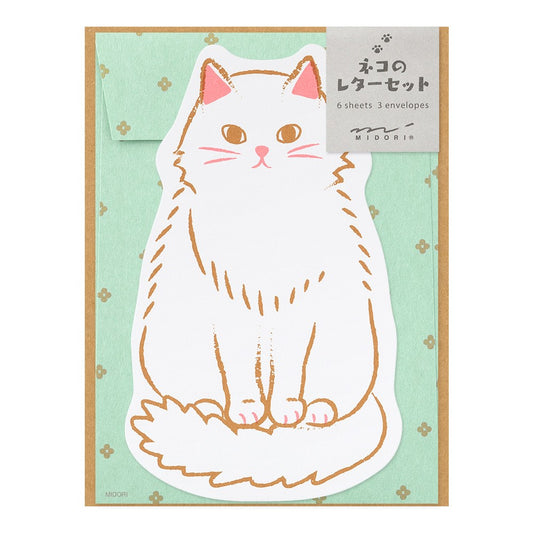 Midori 924 Die-cut Cat Stationery