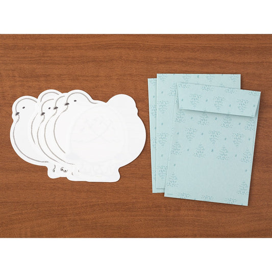 Midori 925 Die-cut Grouse Stationery
