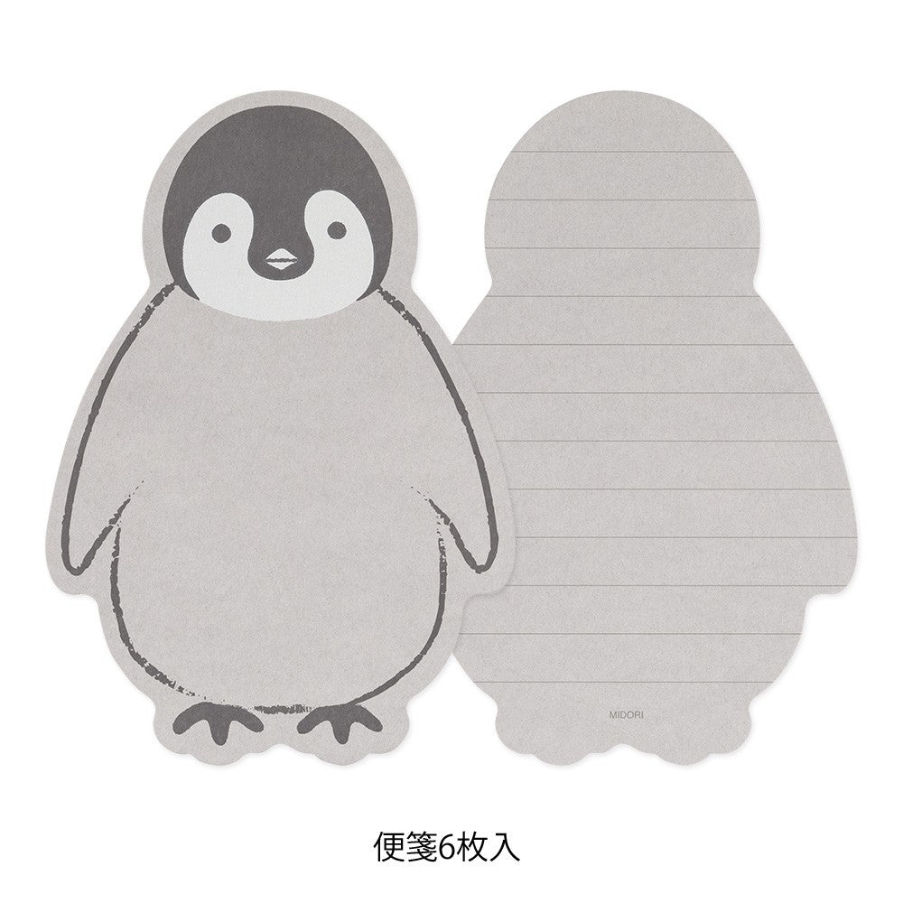 Papeteria Midori 926 Die-cut Penguin