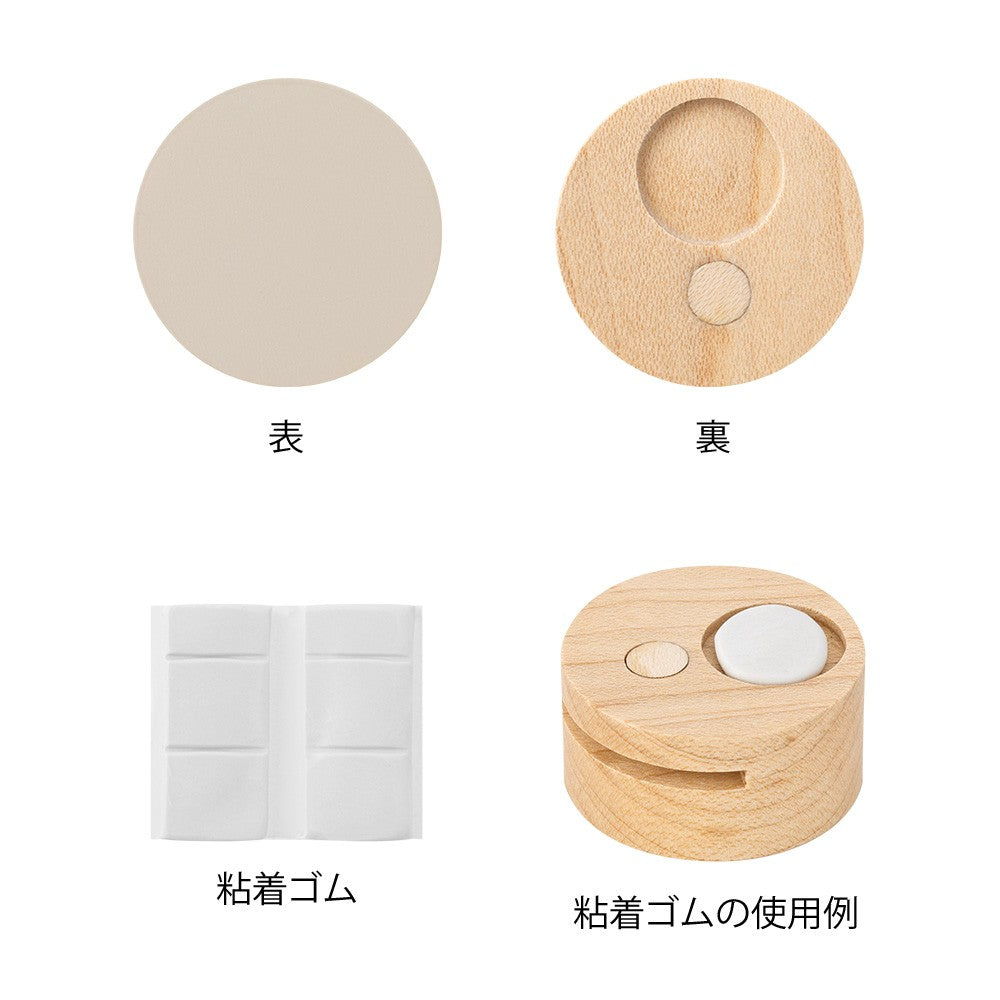 Midori Wooden Picture Clip Grey