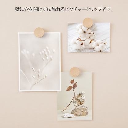 Midori Wooden Picture Clip Natural