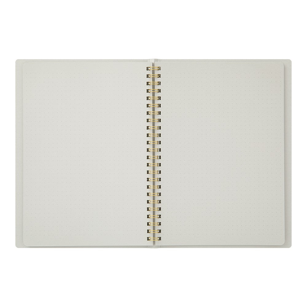 Notatnik na Spirali Midori Color Dot Grid A5 Szary