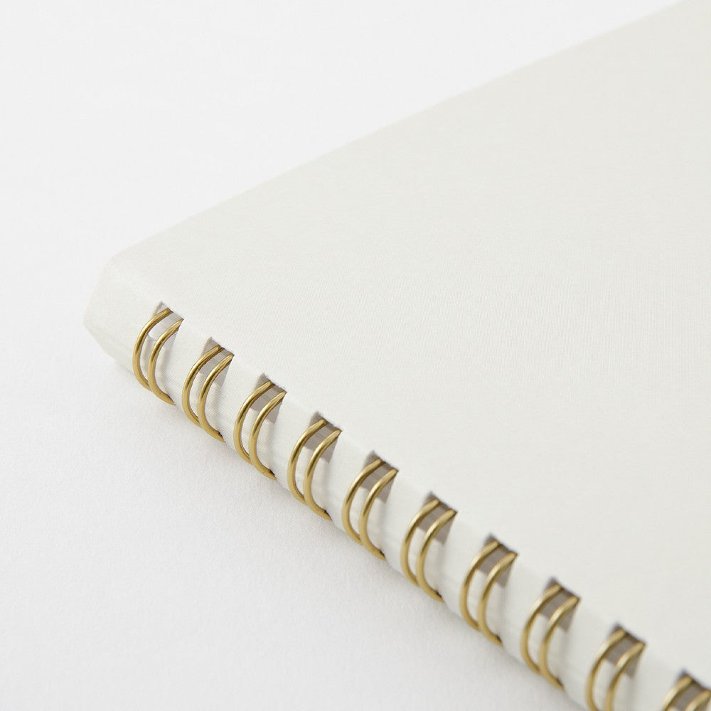 Midori Color Dot Grid Spiral Notebook A5 White