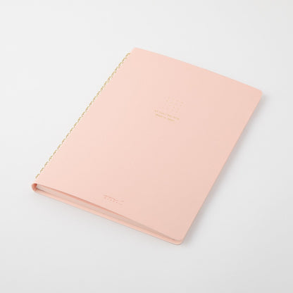 Midori Color Dot Grid Spiral Notebook A5 Pink