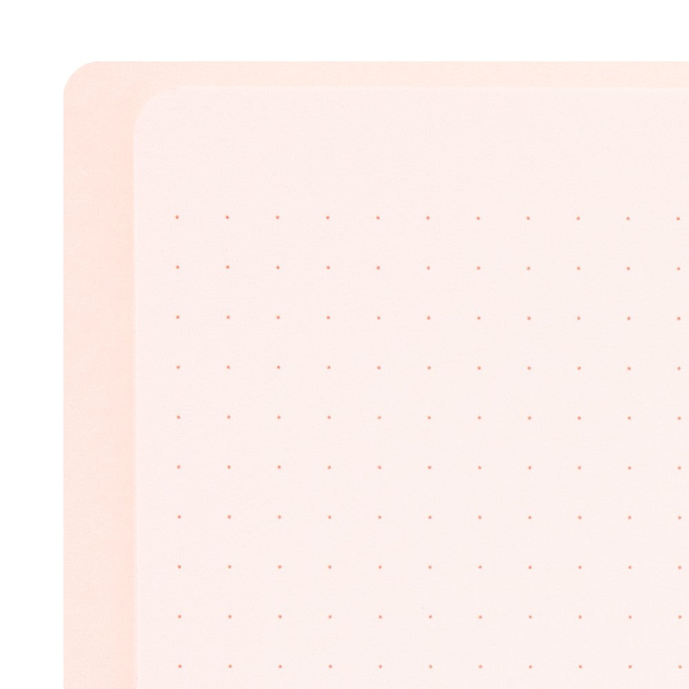 Midori Color Dot Grid Spiral Notebook A5 Pink