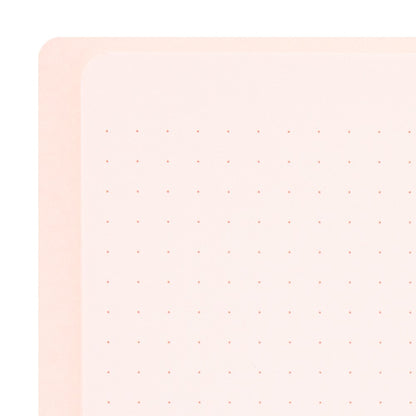 Midori Color Dot Grid Spiral Notebook A5 Pink
