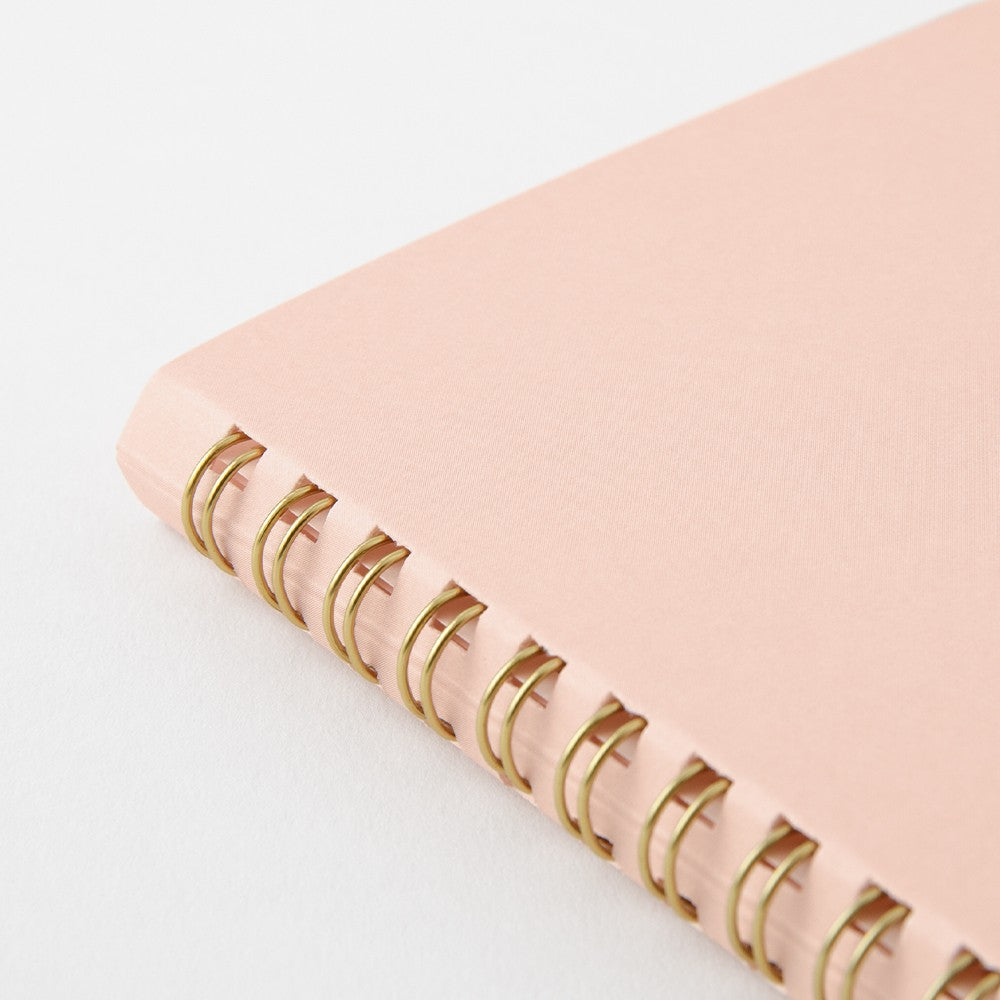 Midori Color Dot Grid Spiral Notebook A5 Pink