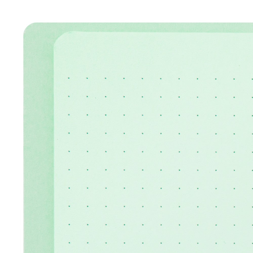 Midori Color Dot Grid Spiral Notebook A5 Green