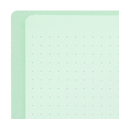 Midori Color Dot Grid Spiral Notebook A5 Green
